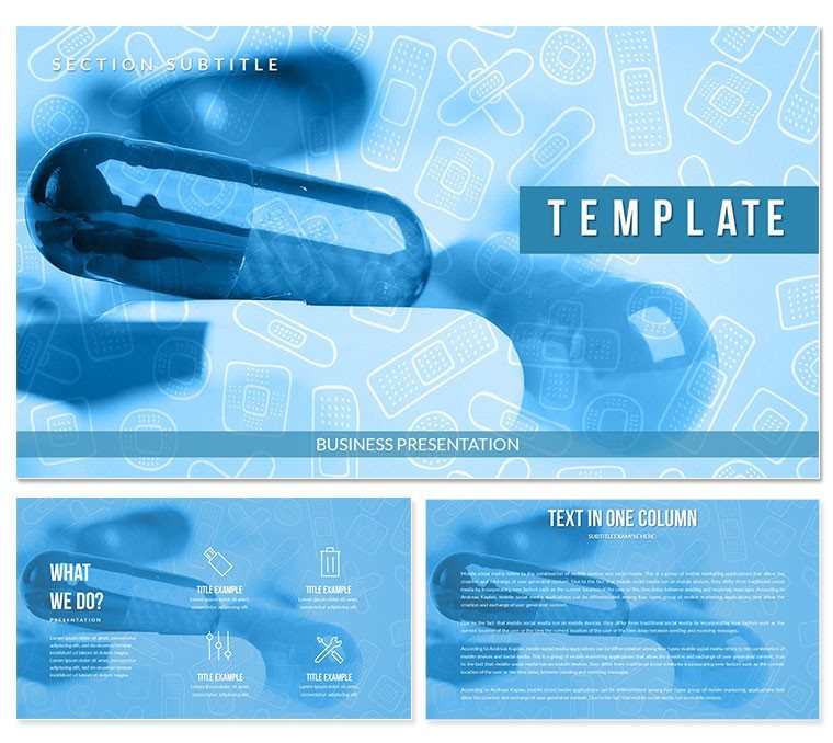 Drugs for treatment PowerPoint templates
