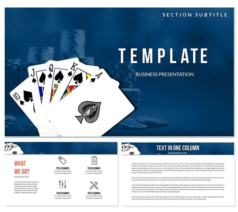 How To Play Casino - Card Game PowerPoint templates