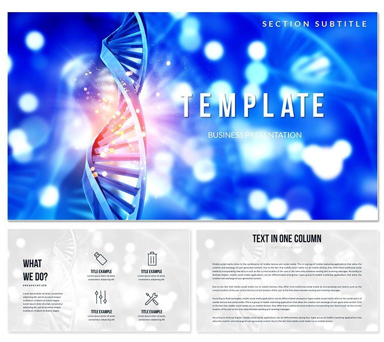 Genetic Code PowerPoint templates
