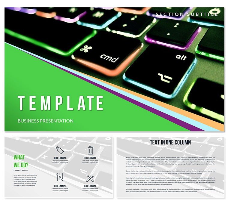 Computer Education PowerPoint templates