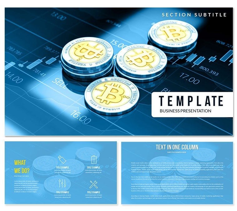 Bitcoin Cash PowerPoint templates