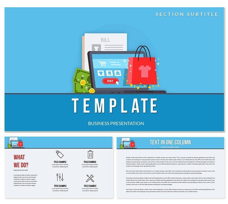 E-commerce Solutions PowerPoint Templates