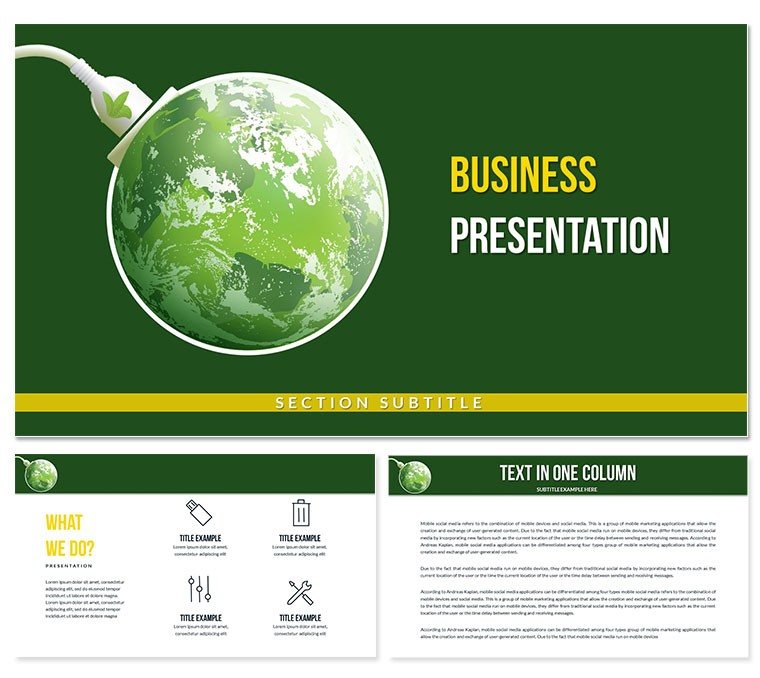 Eco Planet PowerPoint templates