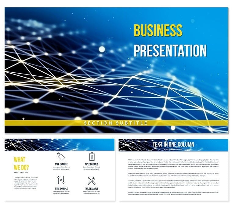 Sustainable Development PowerPoint Template - Professional PPT Design