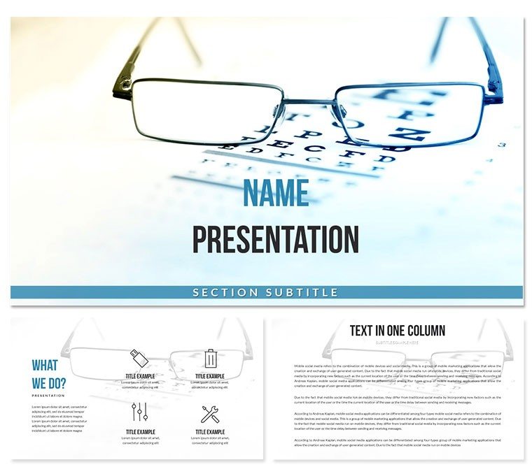 Vision and Treatment PowerPoint Templates