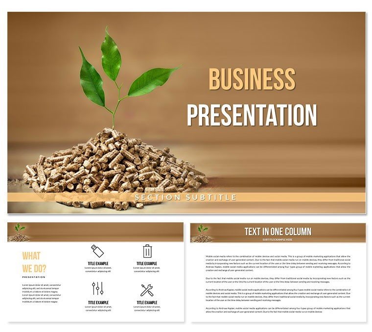 Energy From Biomass and Waste PowerPoint Templates