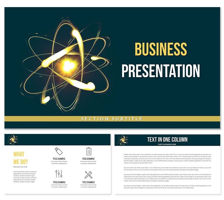 Atomic Energy PowerPoint Templates