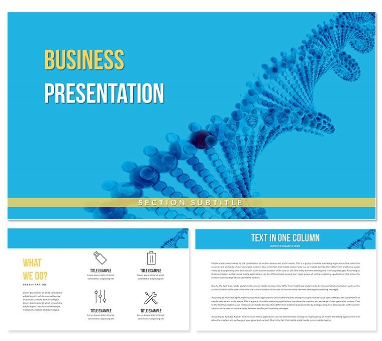 Laboratory of Medical Genetics PowerPoint Templates