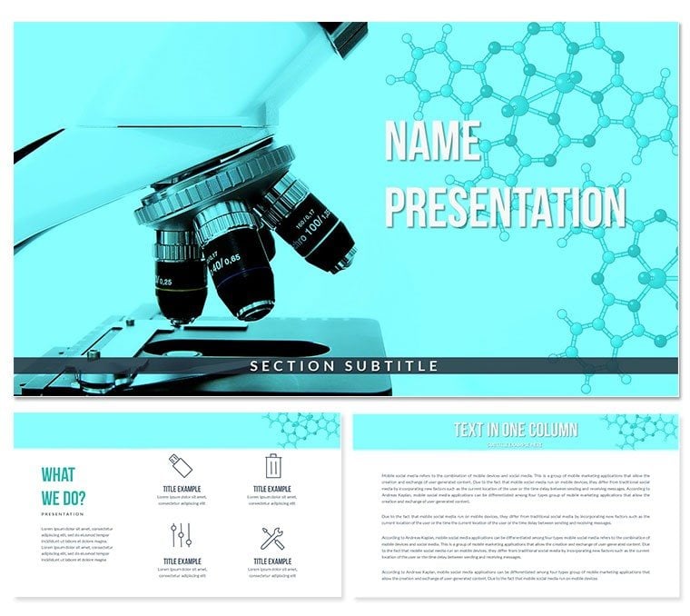 Medical and Biosciences PowerPoint Templates