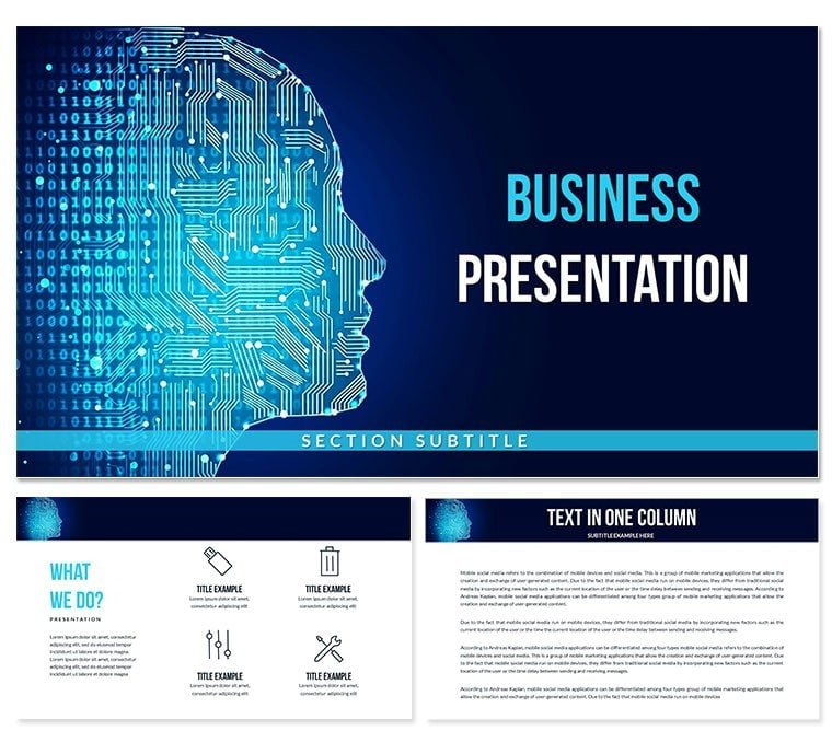 Scientific and Engineering PowerPoint Template: Presentation