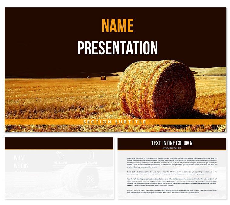 Crop Yield PowerPoint Templates