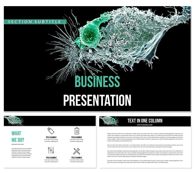 Molecular Markers and Cancer Therapeutics PowerPoint Template