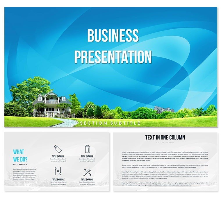 House Sale PowerPoint templates