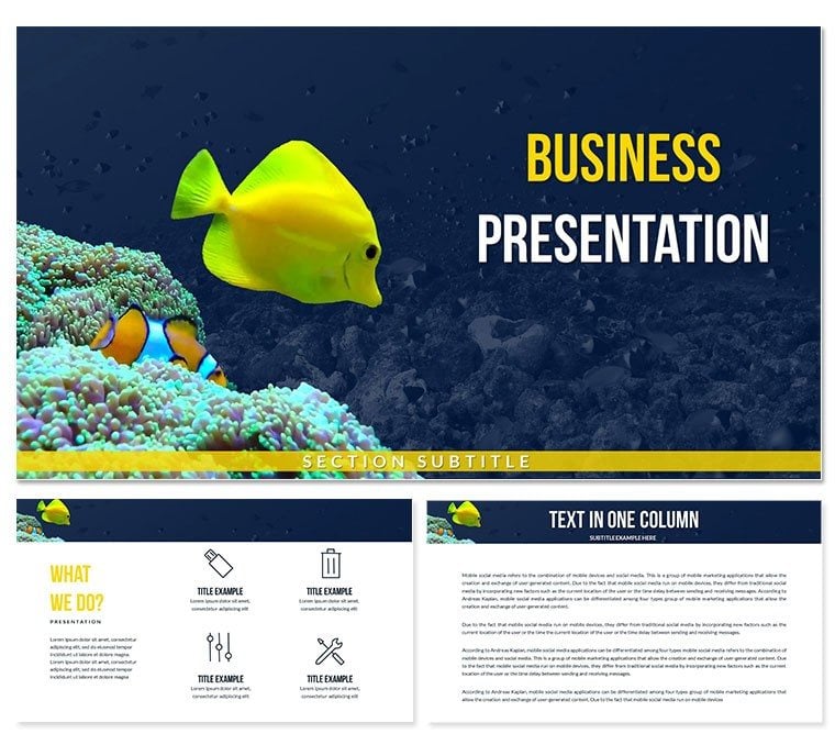 Sea Fish PowerPoint Templates