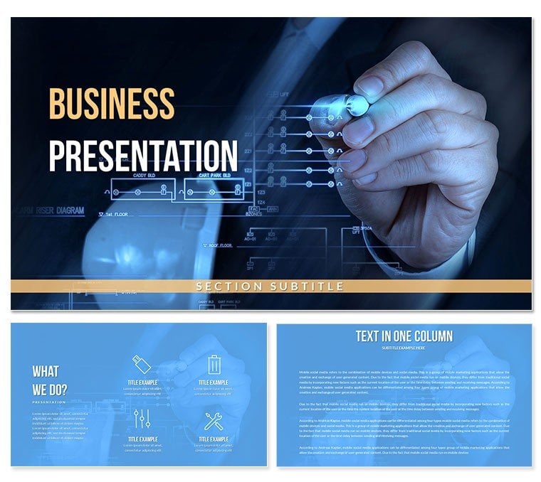 Project Manager PowerPoint Templates Presentation