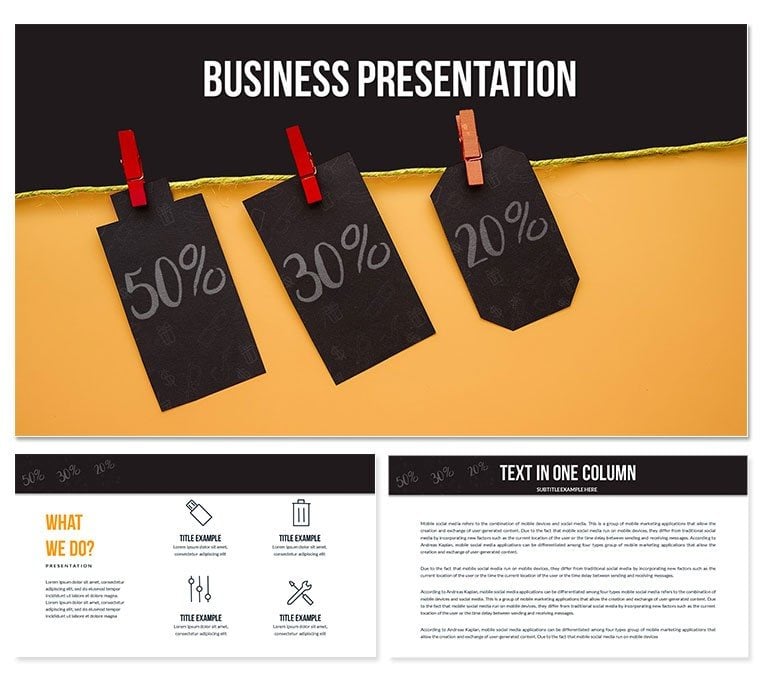 Discount Stores PowerPoint Templates