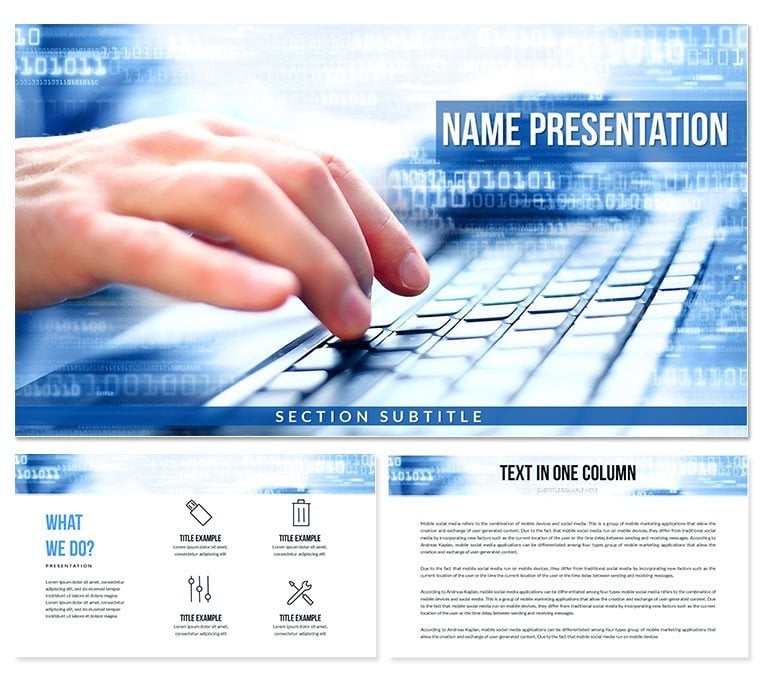 Computer Information PowerPoint Templates