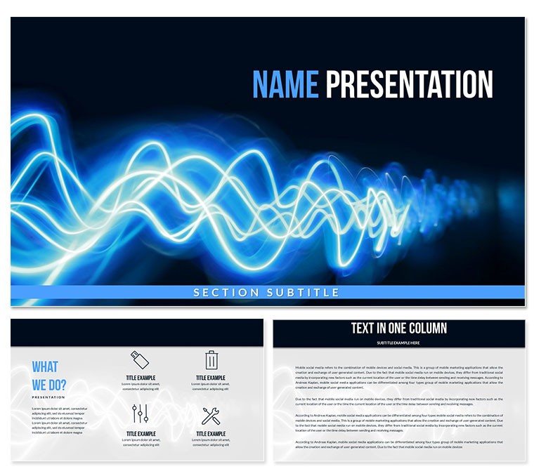 Electric Arc PowerPoint Templates