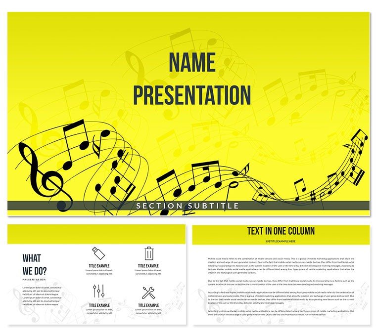Background Music PowerPoint Templates