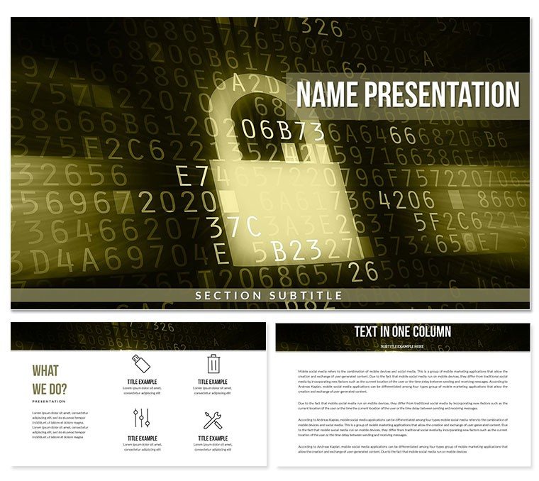 Administrator Access, Protection PowerPoint Templates