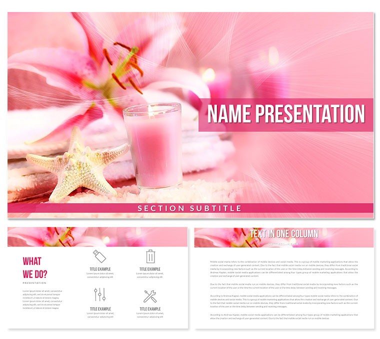 Relaxation SPA Procedures PowerPoint Templates