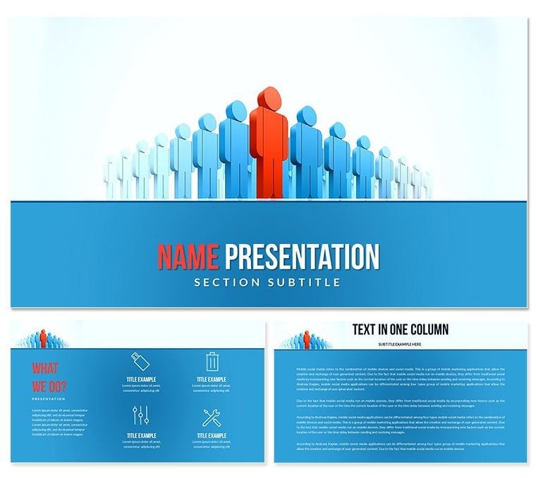 Leadership Qualities Manager PowerPoint Templates