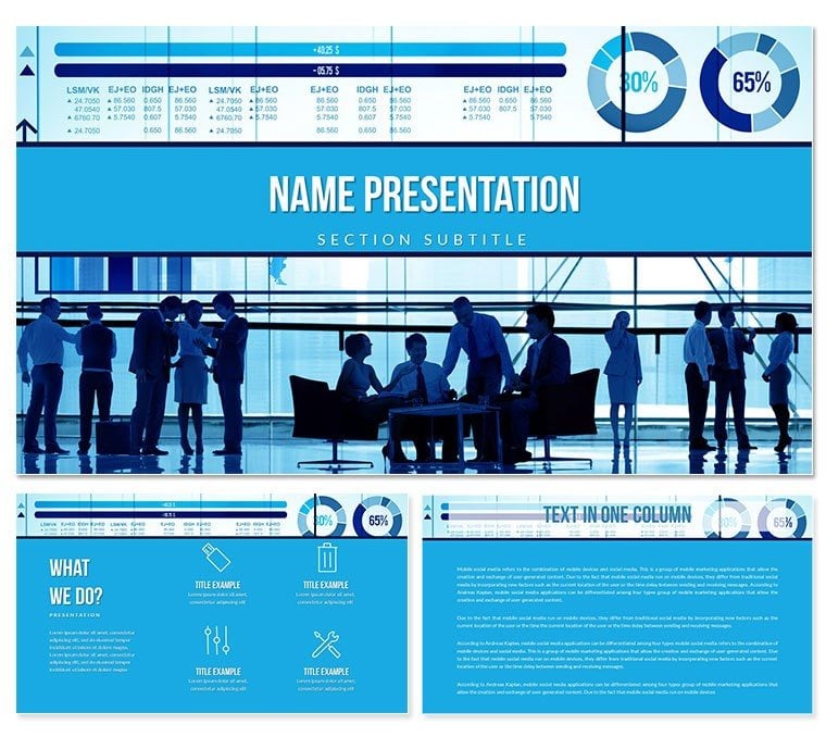 Business plans - Ready business plan PowerPoint template