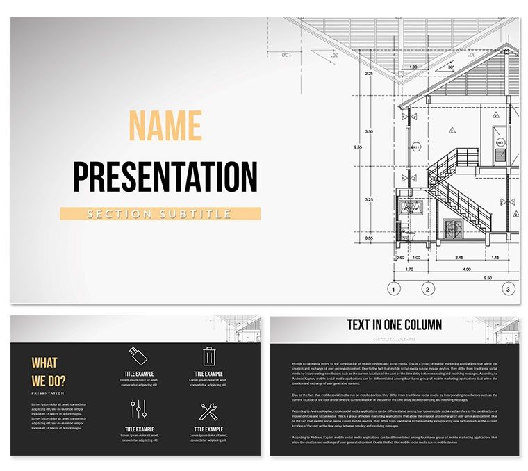 Architecture Agency PowerPoint template
