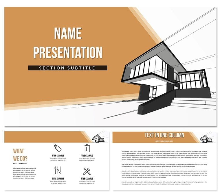 Build House PowerPoint templates