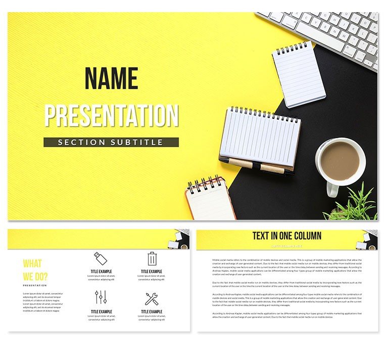 Daily plan, methodical manual PowerPoint template