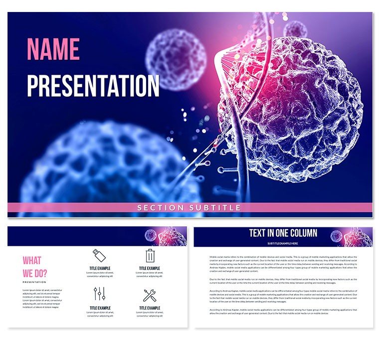 DNA and Genes PowerPoint templates