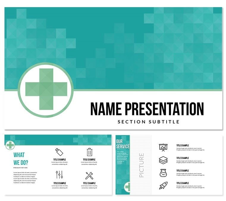 Medical Symbol PowerPoint template