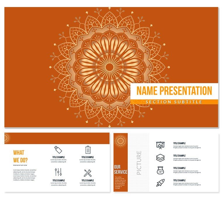 Floral Flower PowerPoint templates