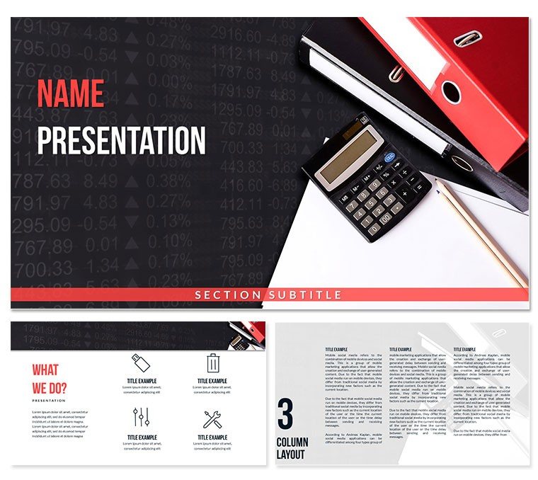 Accounting Standards PowerPoint template