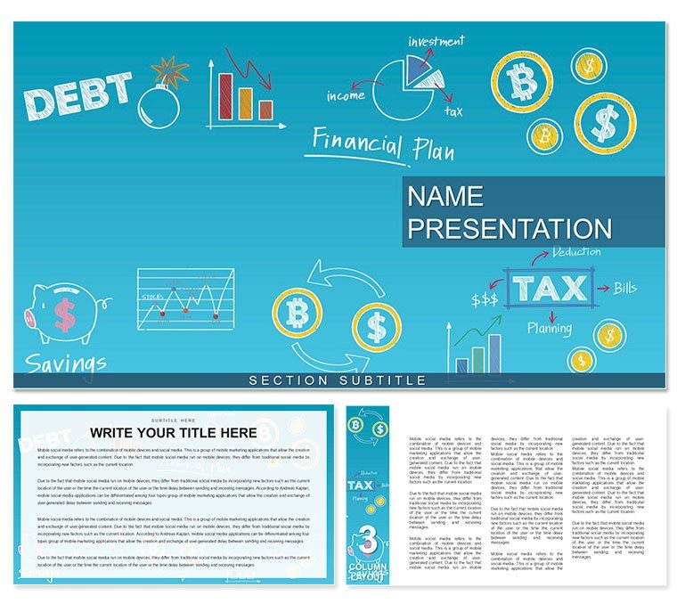 Debt Management PowerPoint template