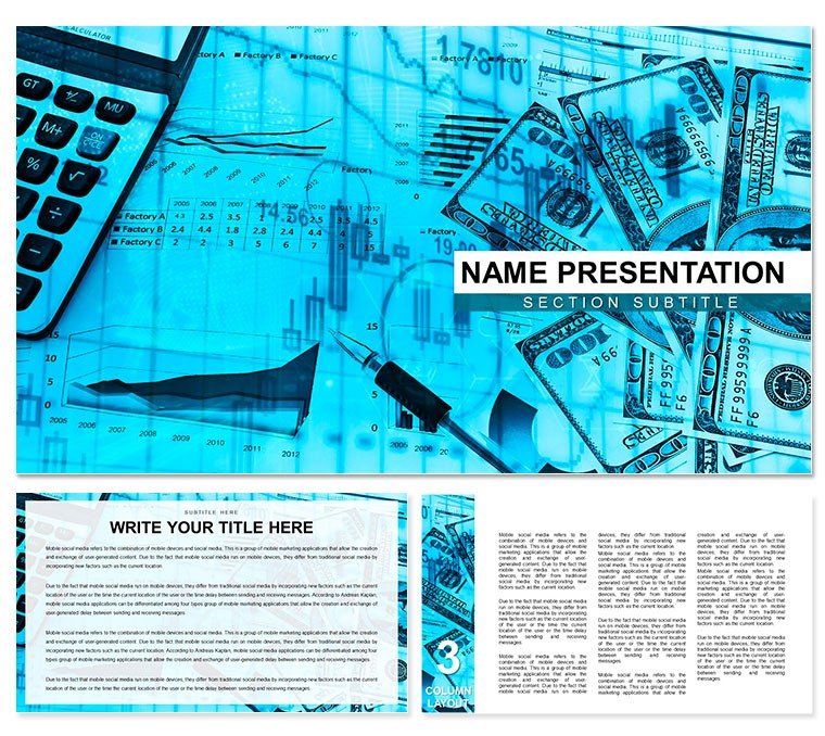 Finance Meaning PowerPoint Template Presentation