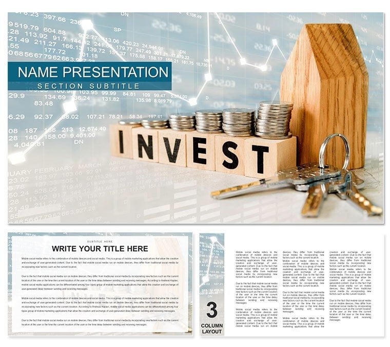 Financial Success with Our How to Invest Money PowerPoint Template