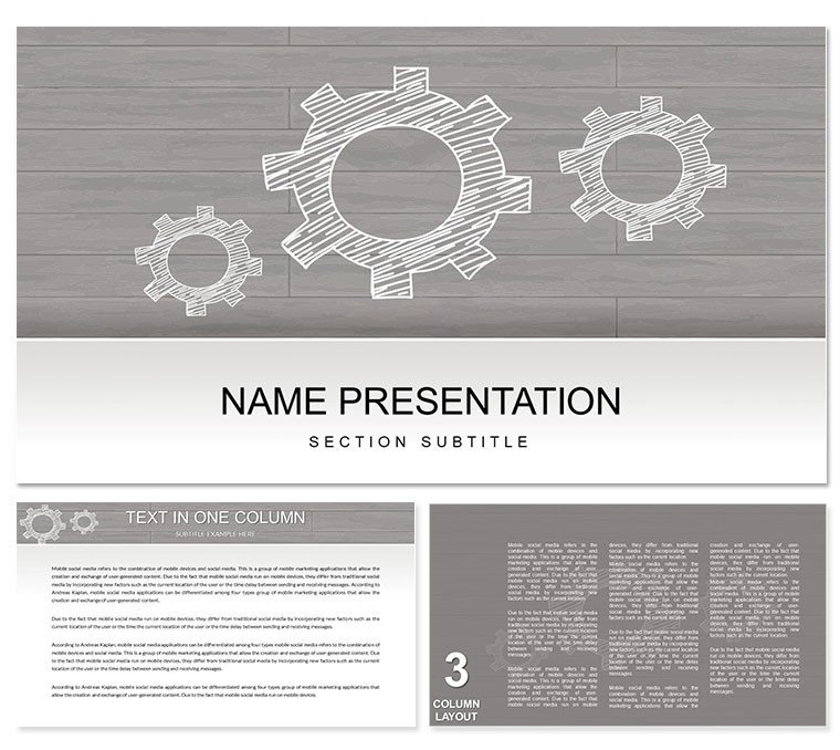 Business Process Analysis PowerPoint template