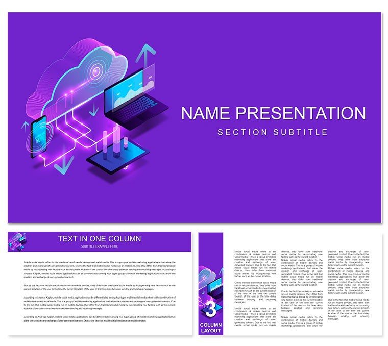 Cloud Technology PowerPoint template