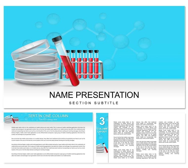 Medical Laboratory Equipment PowerPoint templates