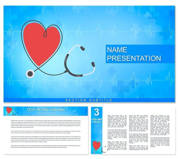 Cardiologist Doctor PowerPoint template