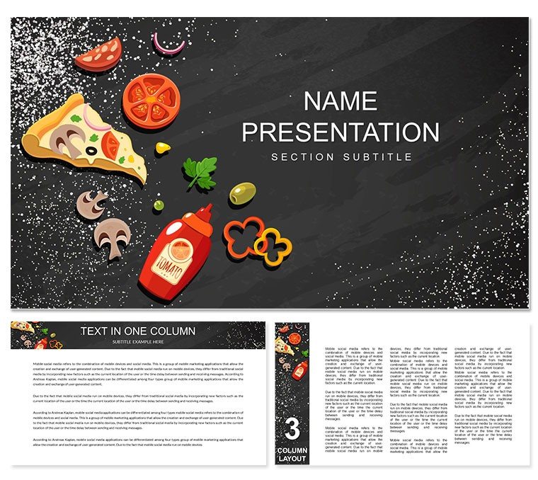 Pizza Restaurants PowerPoint template