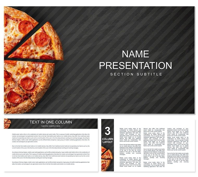 Pizza Delivery PowerPoint Template - Professional Presentation Slides