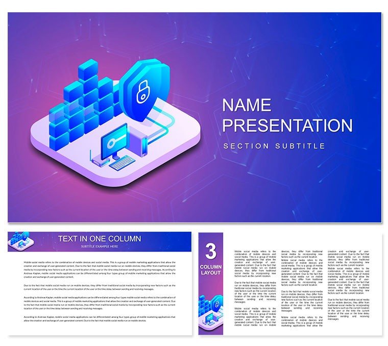 Security Systems PowerPoint template