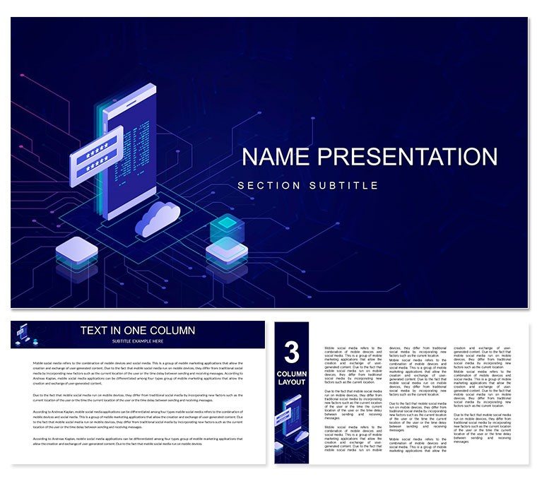 Cyber Security PowerPoint template