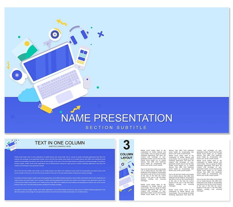 Computer Software : Download PowerPoint template