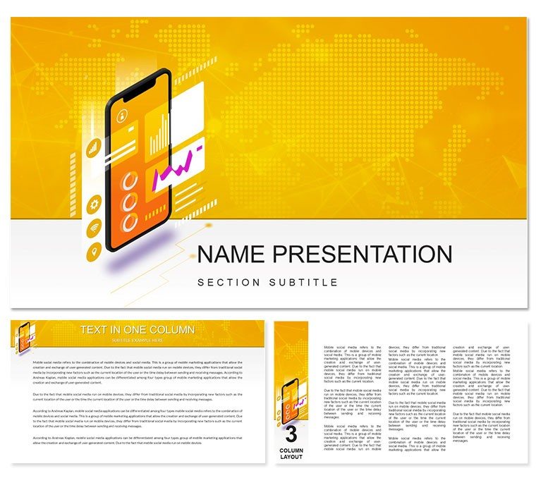 Mobile App Development PowerPoint template