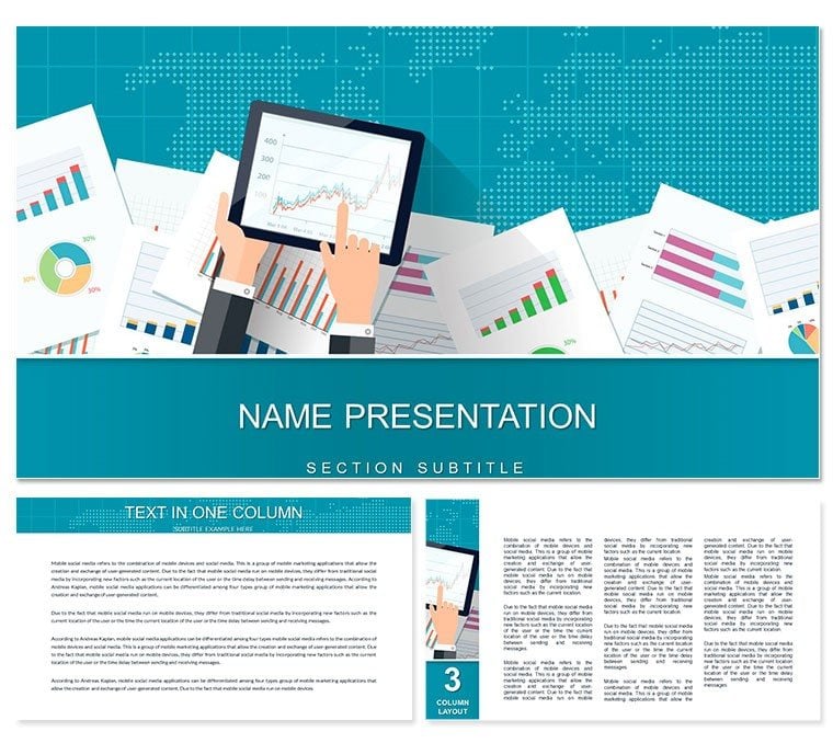 Business, Analysis, Finance, Accounting PowerPoint template