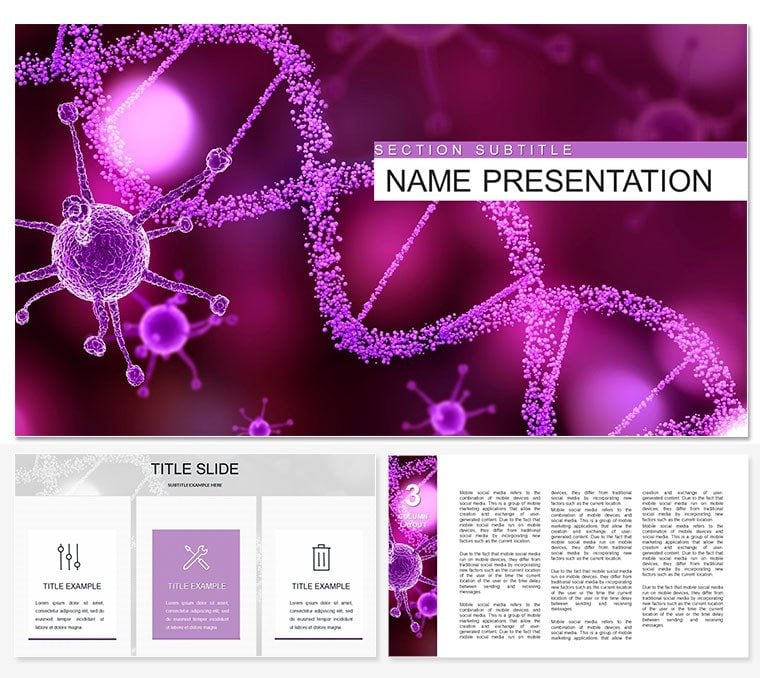 Coronaviridae PowerPoint template