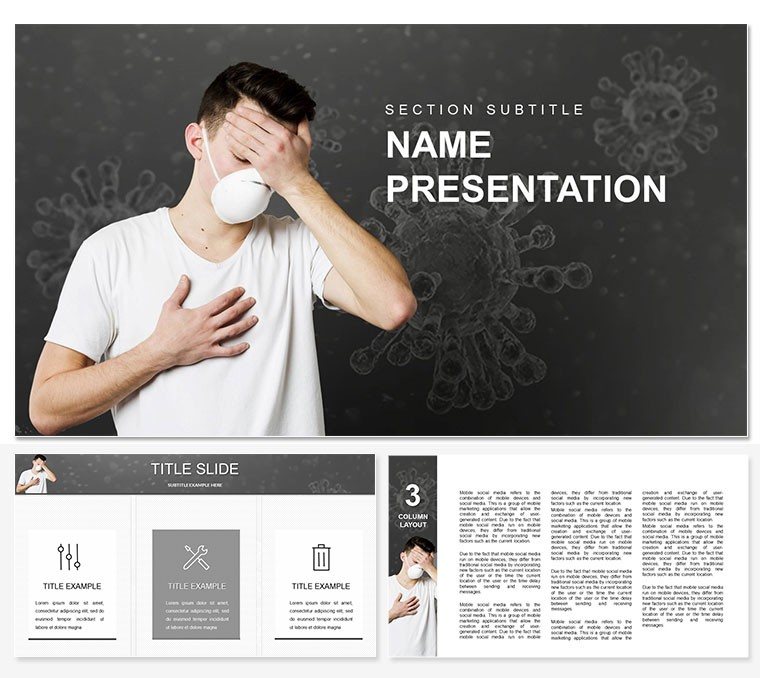Medical & Science Viral Outbreak PowerPoint Template - Professional Presentation Slides